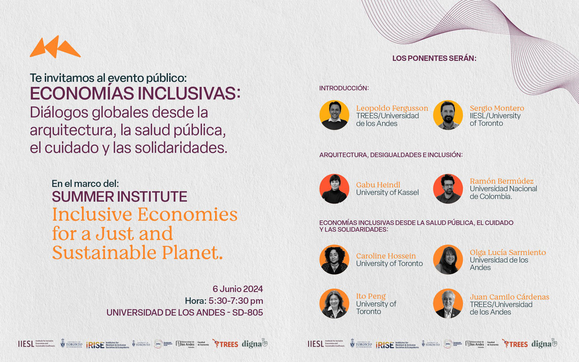 Workshop @SUMMER INSTITUTE: INCLUSIVE ECONOMIES FOR A JUST AND SUSTAINABLE PLANET